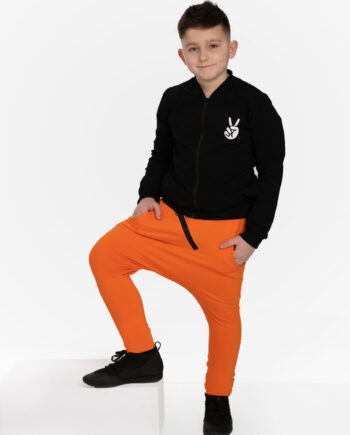 Spodnie POMARAŃCZ ORANGE model zipper